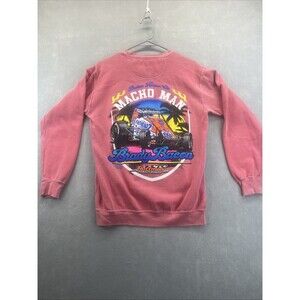 Brady Bacon Sweatshirt Small Pink Sprint Car Racing Pullover